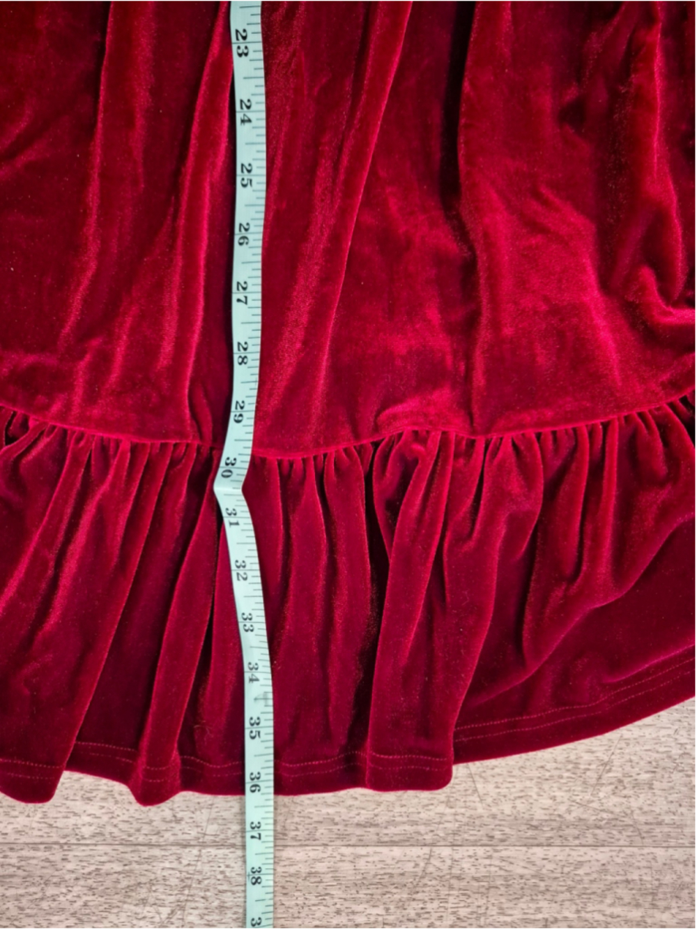 Women's Halara Red Velvet Long Sleeve Dress Plus XL - Picture 9 of 9